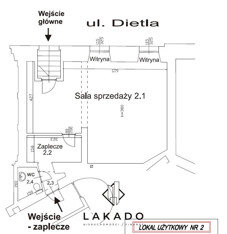 Lokal użytkowy na wynajem Kraków, Kazimierz, Józefa Dietla  52m2 Foto 4