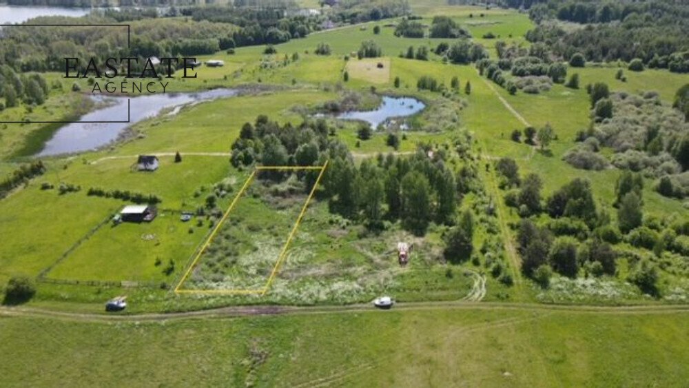 Działka rekreacyjna 3200 m² z projektem domu i infrastrukturą Miłuki  3 200m2 Foto 1