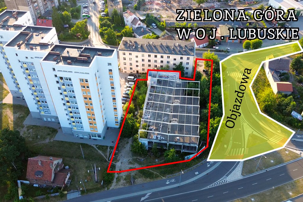 Działka inwestycyjna na sprzedaż Zielona Góra, Objazdowa  2 750m2 Foto 3