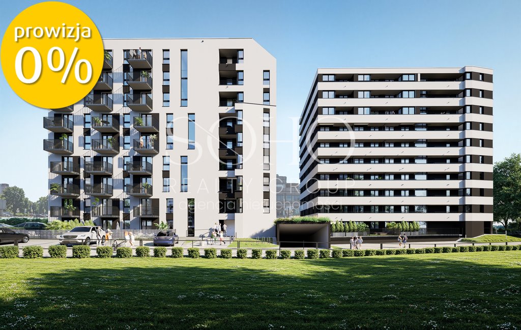 Nowoczesne 44,97 m² z loggią (3,30 m²) w Krakowie Kraków, Mistrzejowice, Mistrzejowice, Osiedle Piastów  45m2 Foto 1