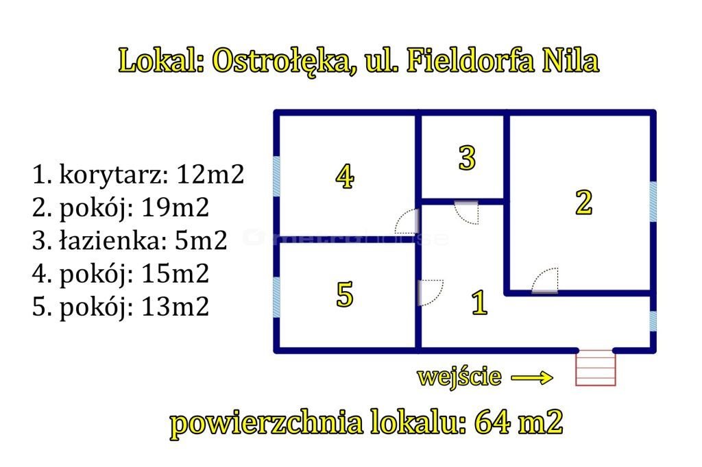 Lokal użytkowy na wynajem Ostrołęka, Fieldorfa "Nila"  64m2 Foto 9