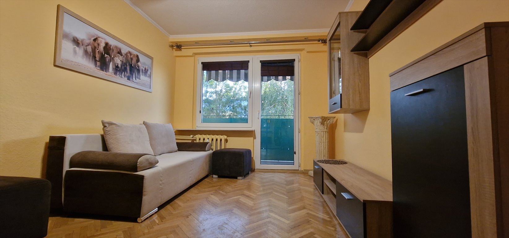 Dwupokojowe mieszkanie na Ratajach z loggią i pełnym umeblowaniem Poznań, Rataje, Osiedle Jagiellońskie  35m2 Foto 1