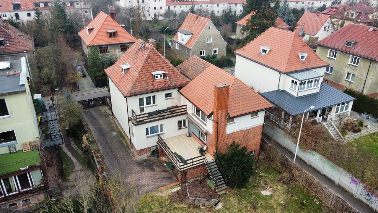 Przestronna willa 400 m² w zielonym Biskupinie z tarasem Wrocław, Śródmieście, Biskupin, Braci Gierymskich  400m2 Foto 1