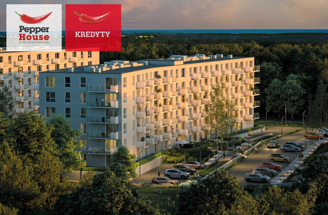 Mieszkanie trzypokojowe na sprzedaż Gdynia, Wielki Kack, Bieszczadzka  55m2 Foto 1