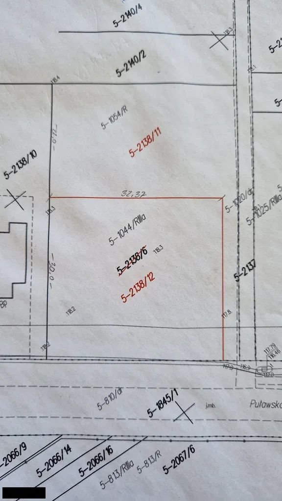 Działka budowlana 1000 m² w Gołębiu – możliwość zakupu całości Gołąb, Puławska  1 000m2 Foto 1