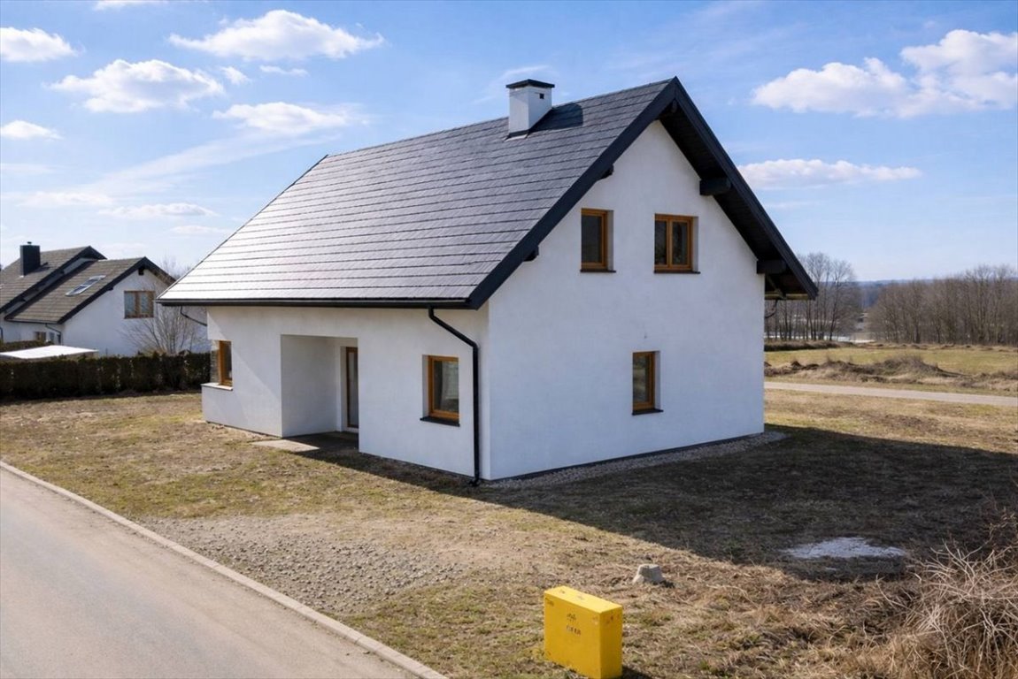 Nowoczesny dom 140 m² w stanie deweloperskim z dużym ogrodem Sanok, Olchowce, Słowicza  140m2 Foto 1