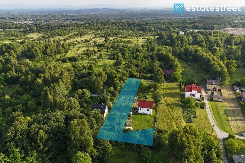 Działka pod dom w zielonej okolicy, 15,54 ar, media Chrzanów  1 554m2 Foto 1