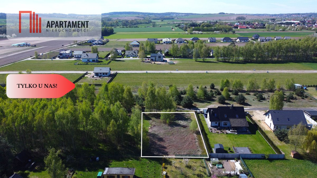 Działka budowlana 1118 m² z mediami i planem zagospodarowania Kobylice  1 118m2 Foto 1