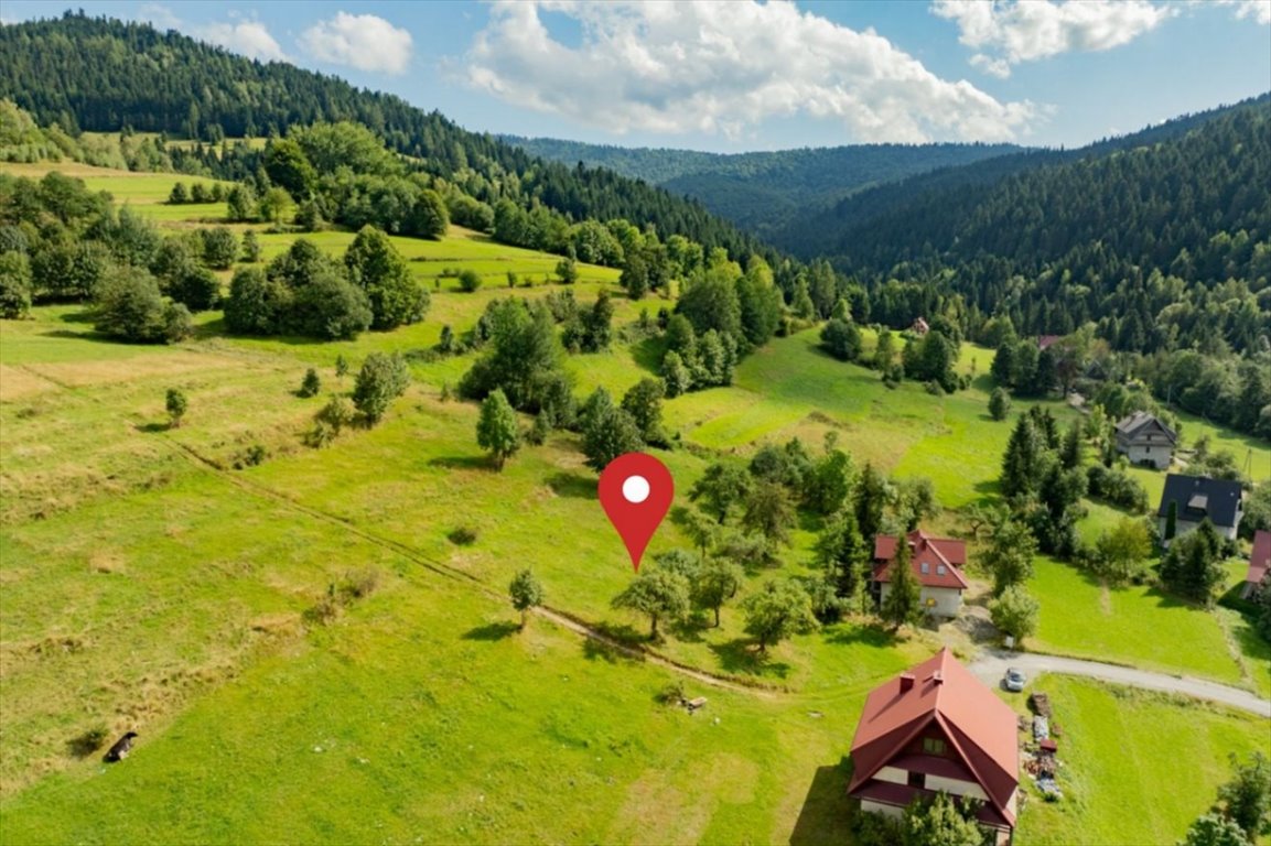 Sprzedam działkę 34 arów z lasem i widokami w Porębie Wielkiej Poręba Wielka, 867  3 400m2 Foto 1