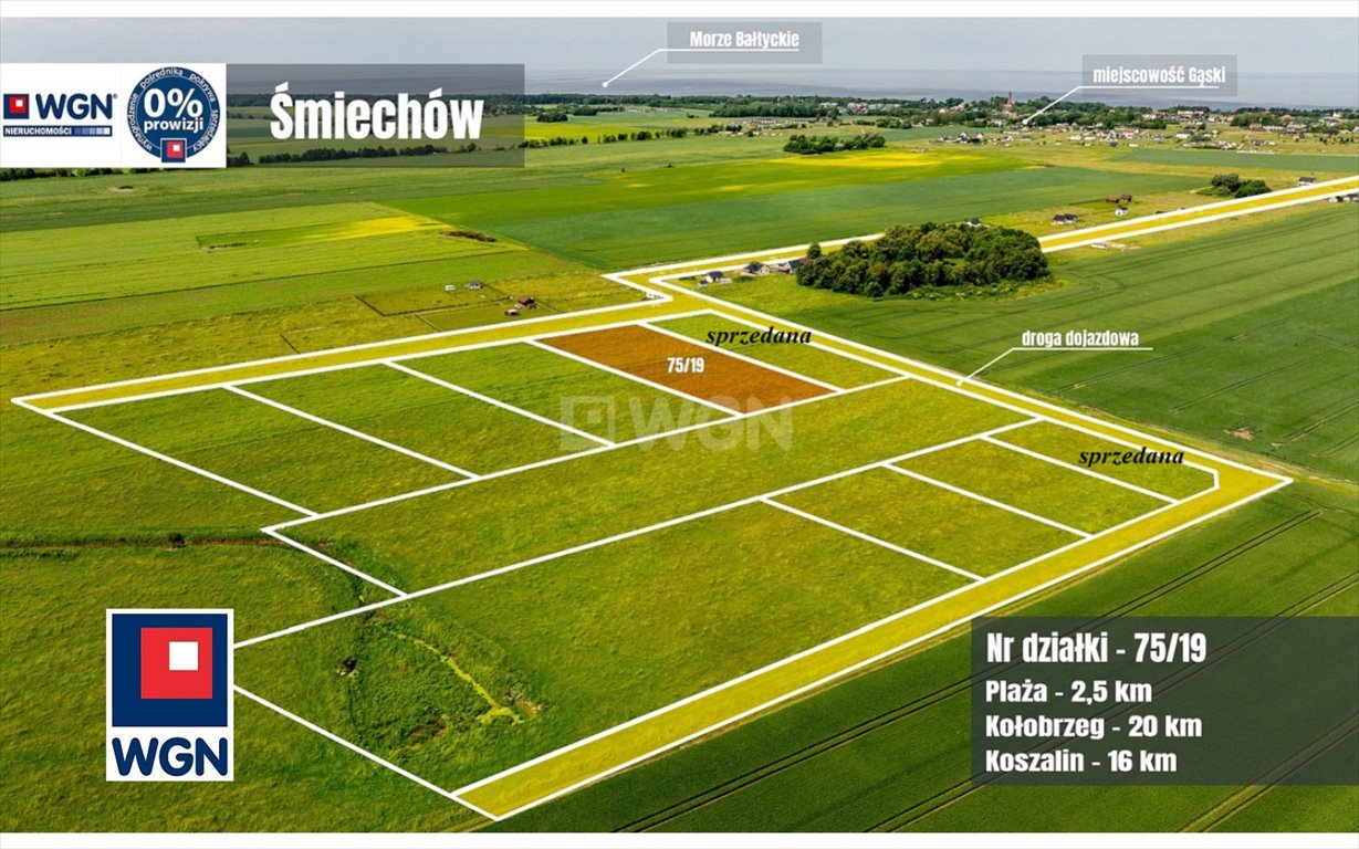 Działka inwestycyjna na sprzedaż Śmiechów, Śmiechów  3 022m2 Foto 2