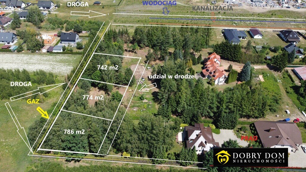 Działka budowlana na sprzedaż Hryniewicze  742m2 Foto 1