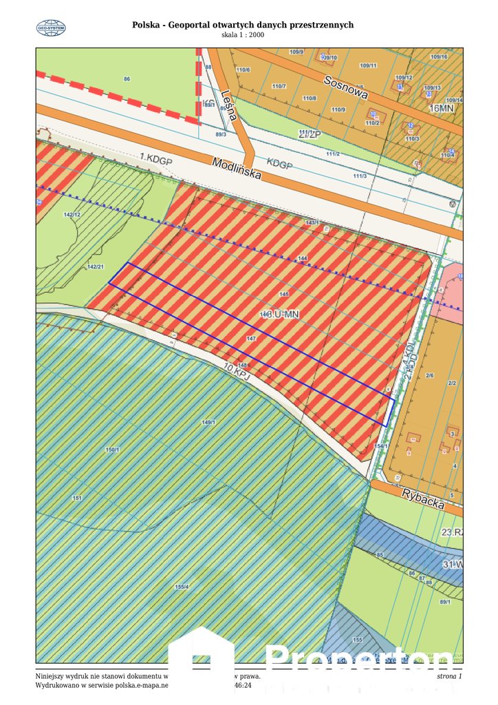 Inwestycyjna działka w Bożej Woli, 14 403 m², udział 2/5 Boża Wola  14 403m2 Foto 1