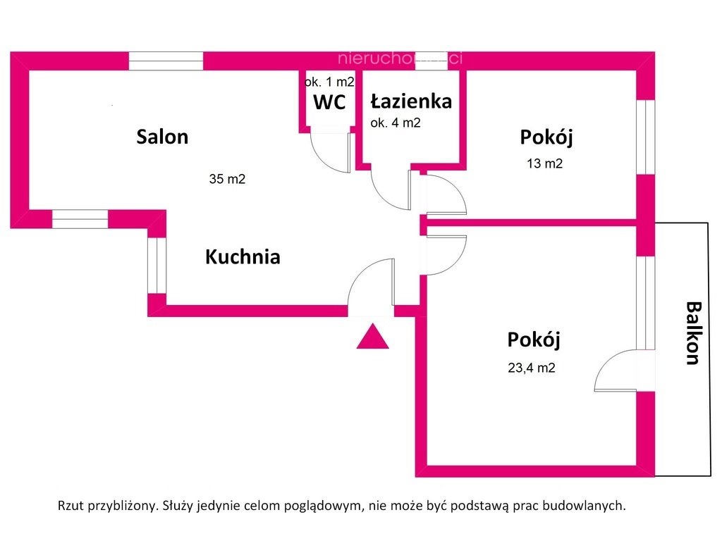 Mieszkanie trzypokojowe na sprzedaż Olsztyn, Wincentego Pstrowskiego  77m2 Foto 13