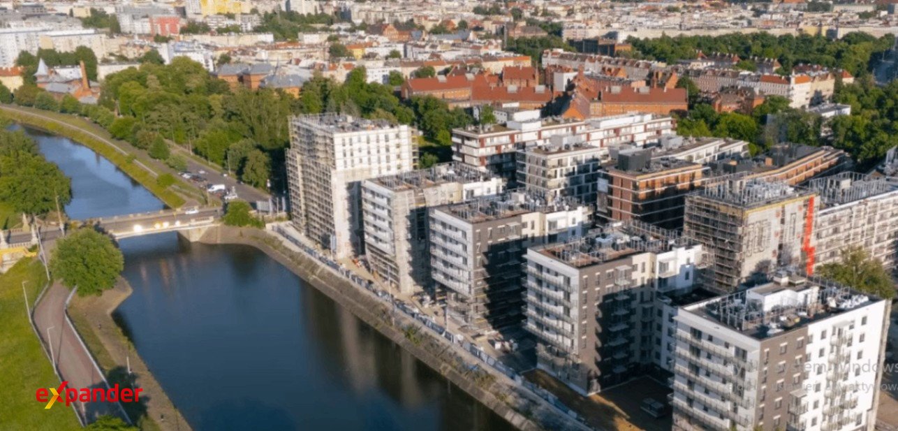 Sprzedam nowoczesne 1 pokój z tarasem i widokiem na Odrę Wrocław, Władysława Reymonta  33m2 Foto 1