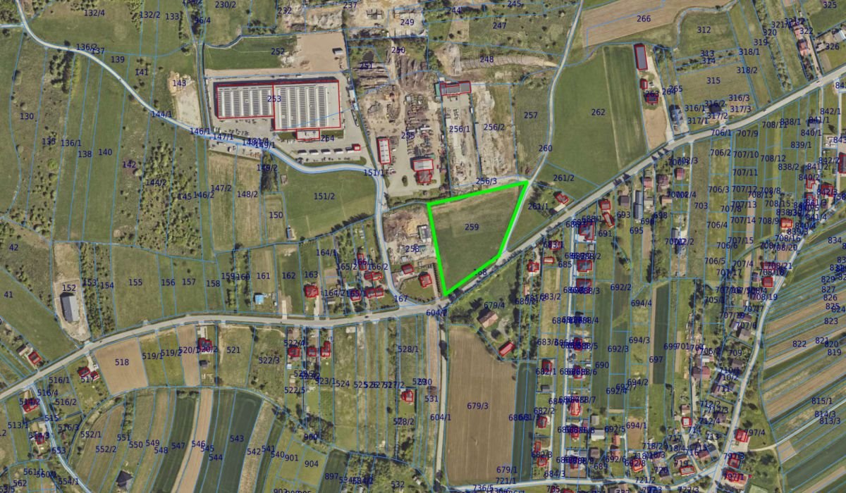 Działka inwestycyjna 10 100 m² z dwoma wjazdami i pełnym uzbrojeniem Damienice  10 100m2 Foto 1