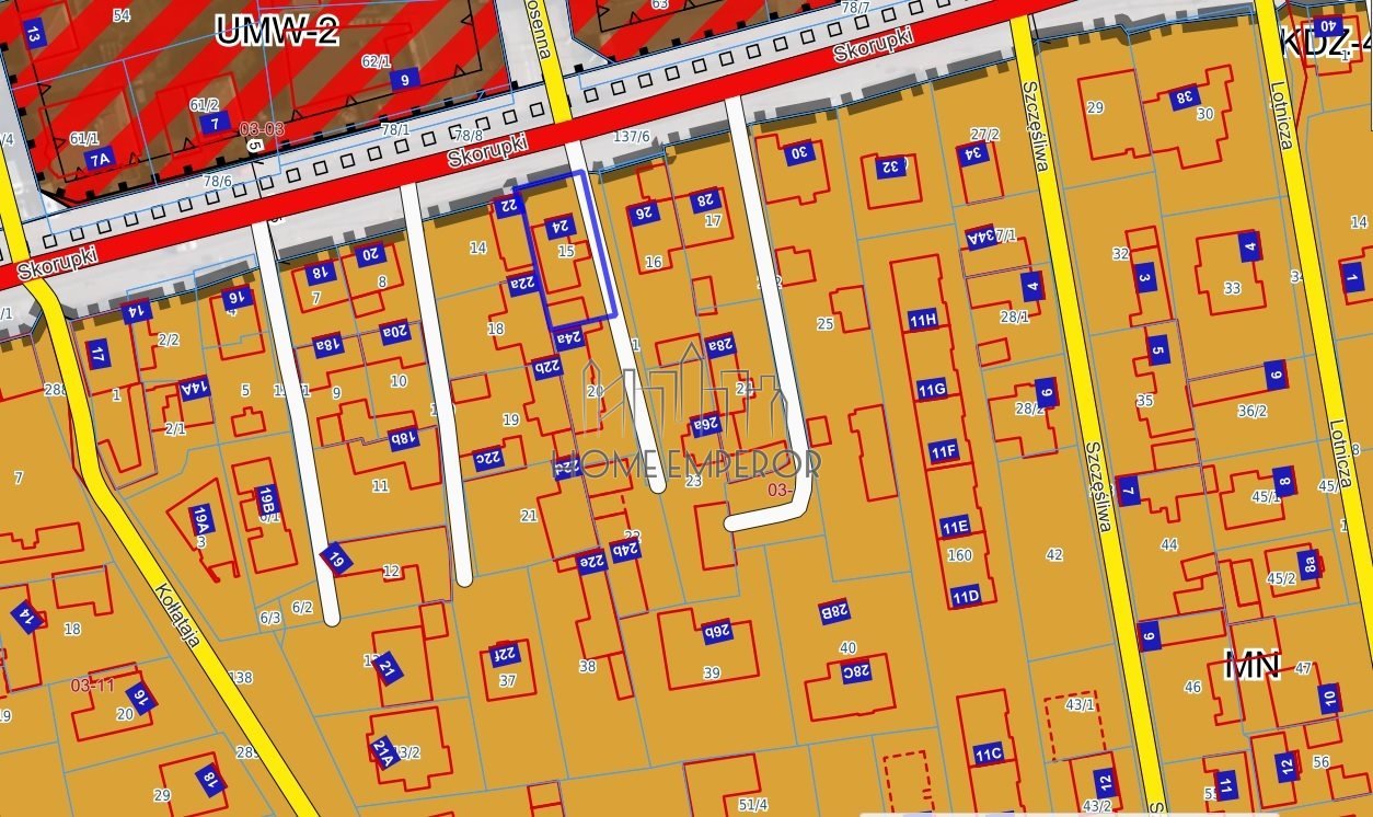 Działka budowlana na sprzedaż Ząbki, Ząbki, ks. Ignacego Skorupki  312m2 Foto 1