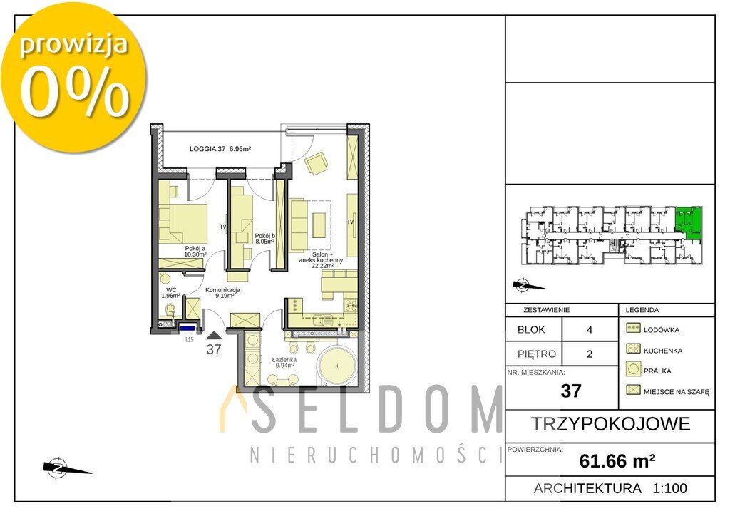 Mieszkanie trzypokojowe na sprzedaż Opole, Kolonia Gosławicka  62m2 Foto 5