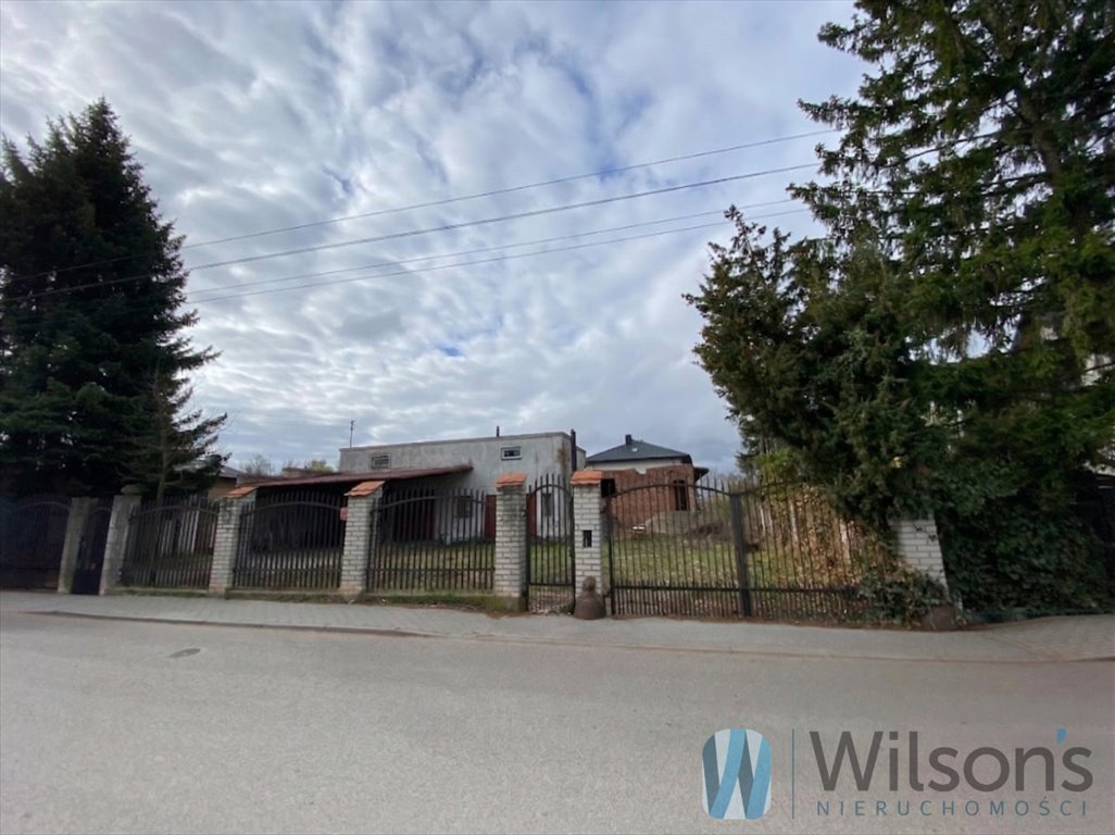 Działka 980 m² z budynkiem i warsztatem w Wawrze Warszawa, Wawer, Przygodna  980m2 Foto 1