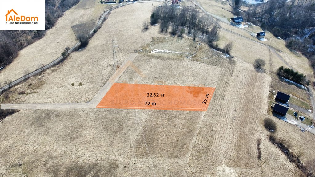 Działka 2262 m² w Rybne - warunki zabudowy i dostęp Rybne  2 262m2 Foto 1