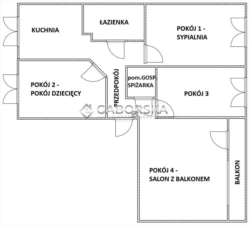 Mieszkanie czteropokojowe  na sprzedaż Wałbrzych, Podzamcze  73m2 Foto 15