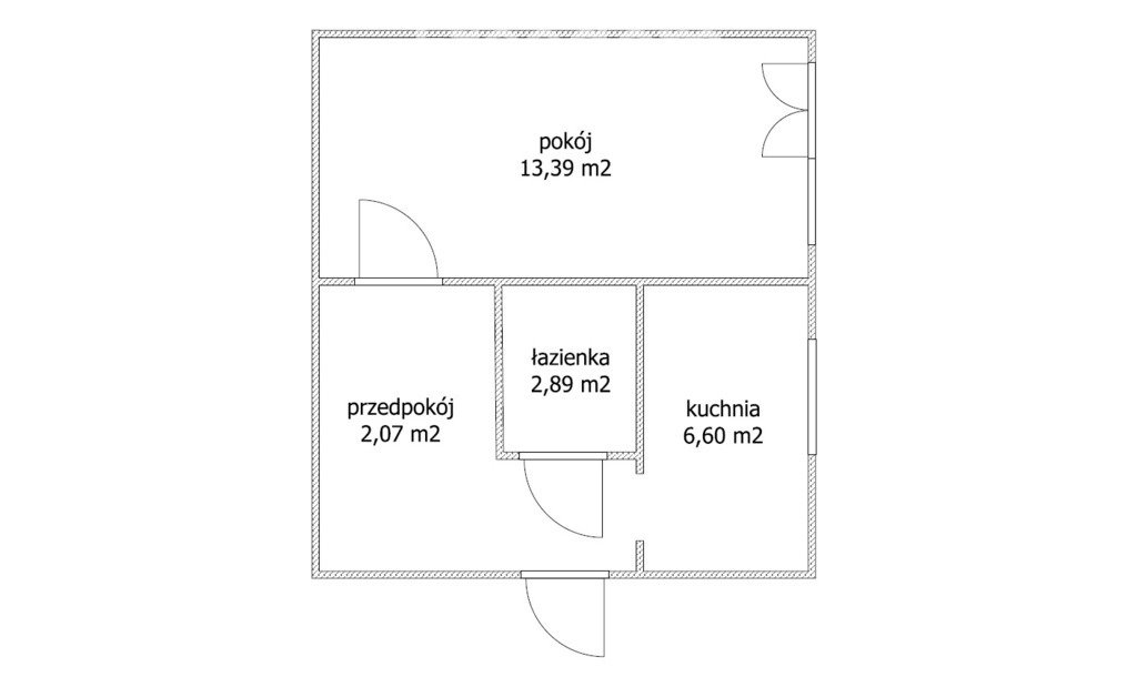 Kawalerka na sprzedaż Nowe Jankowice  28m2 Foto 13