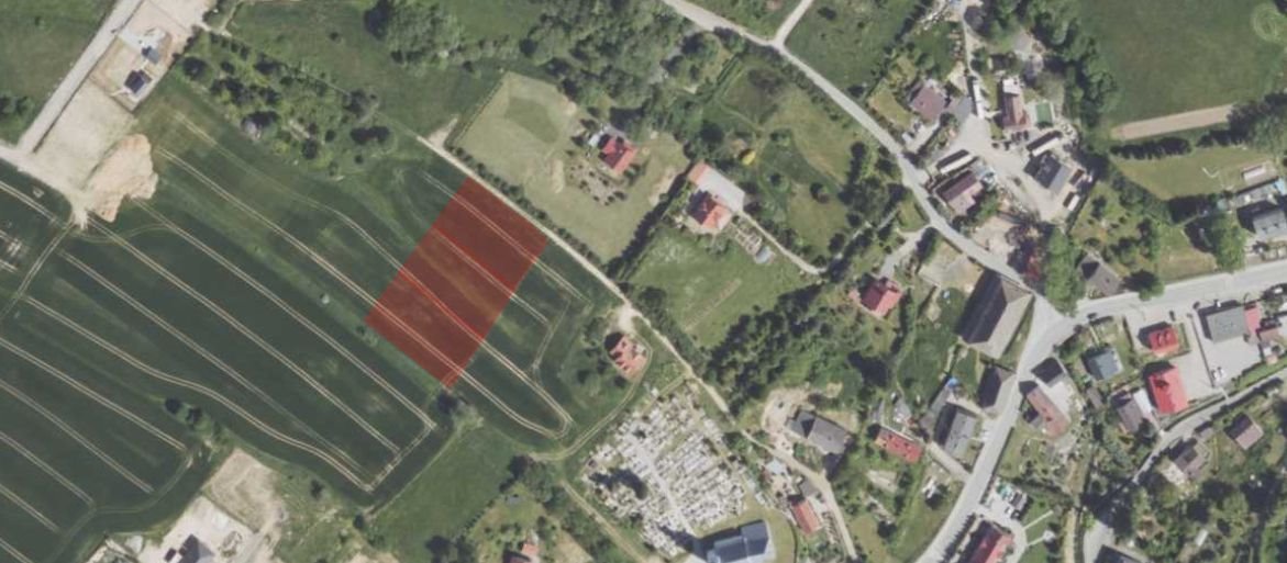 Działka 1425 m2 z pięknym widokiem i mediami w Dziwiszowie Dziwiszów  1 425m2 Foto 1