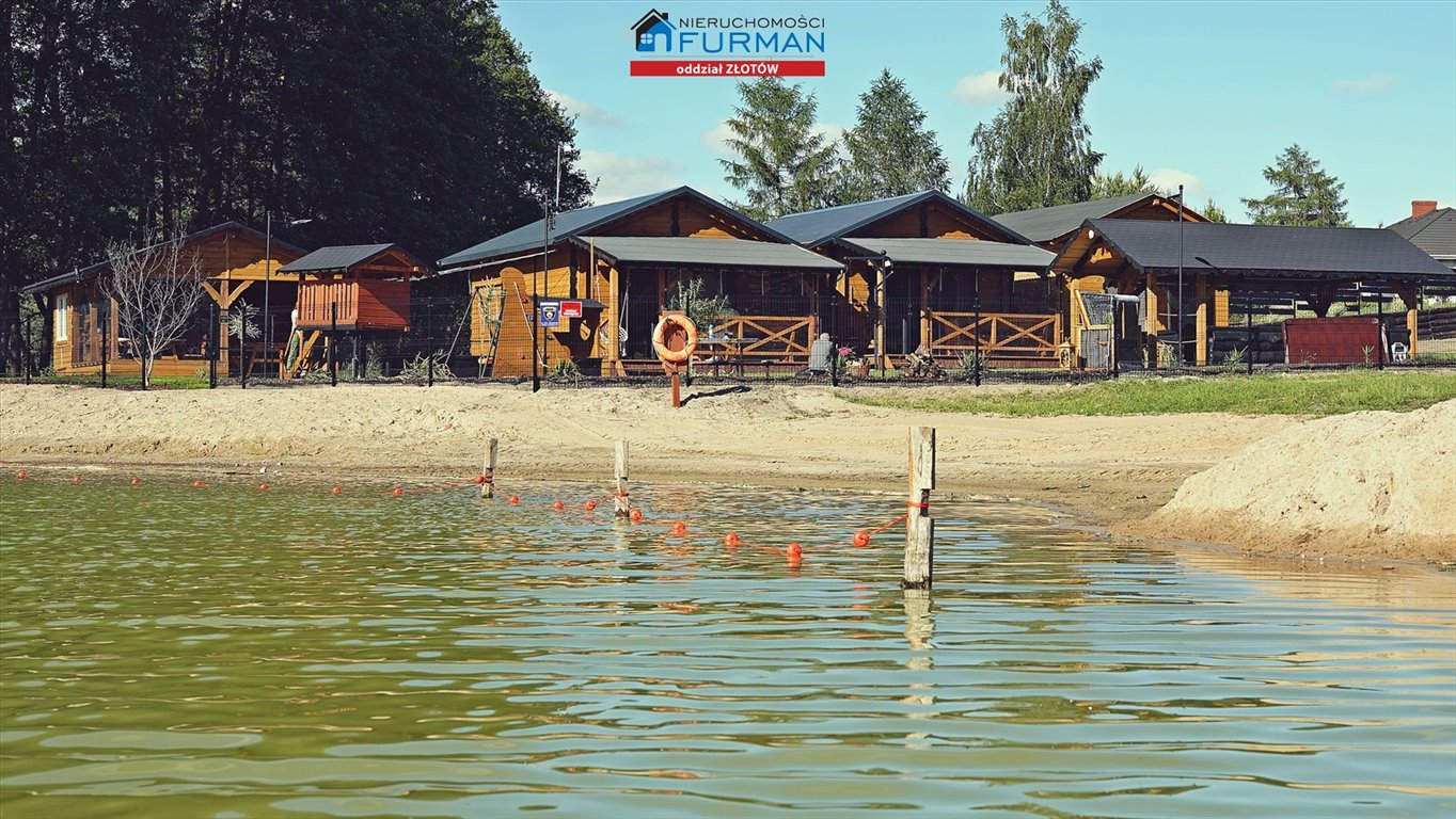 Polecam ośrodek nad jeziorem 2658 m² z domkami i lasem Wersk  2 658m2 Foto 1