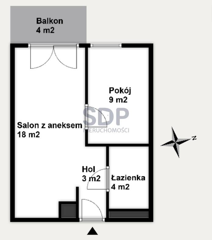 Mieszkanie dwupokojowe na sprzedaż Wrocław, Krzyki, Klecina, Przyjaźni  36m2 Foto 2