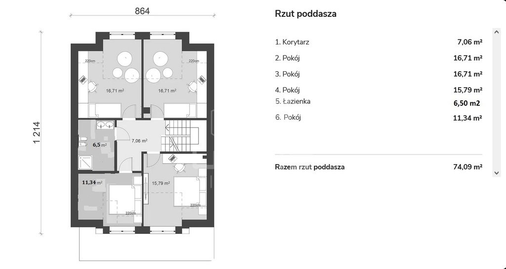 Dom na sprzedaż Starogard Gdański, Piaskowa  160m2 Foto 8