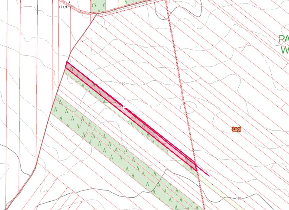 Polecam dużą działkę 14 100 m² w Ługach, idealną na inwestycję Ługi  14 100m2 Foto 1