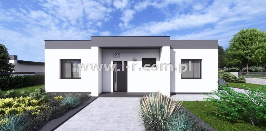 Nowoczesny dom 96 m2 z ogrzewaniem podłogowym i garażem Połomia  96m2 Foto 1