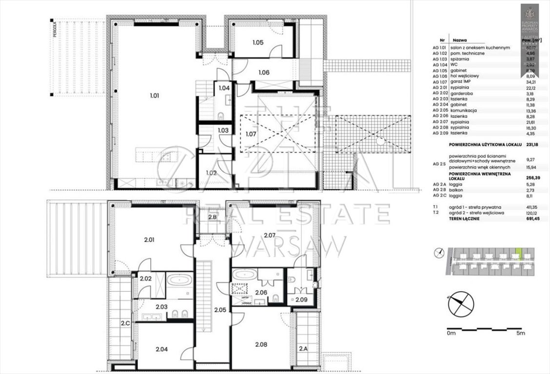 Mieszkanie na sprzedaż Warszawa, Wilanów, Prymasa Augusta Hlonda  256m2 Foto 2