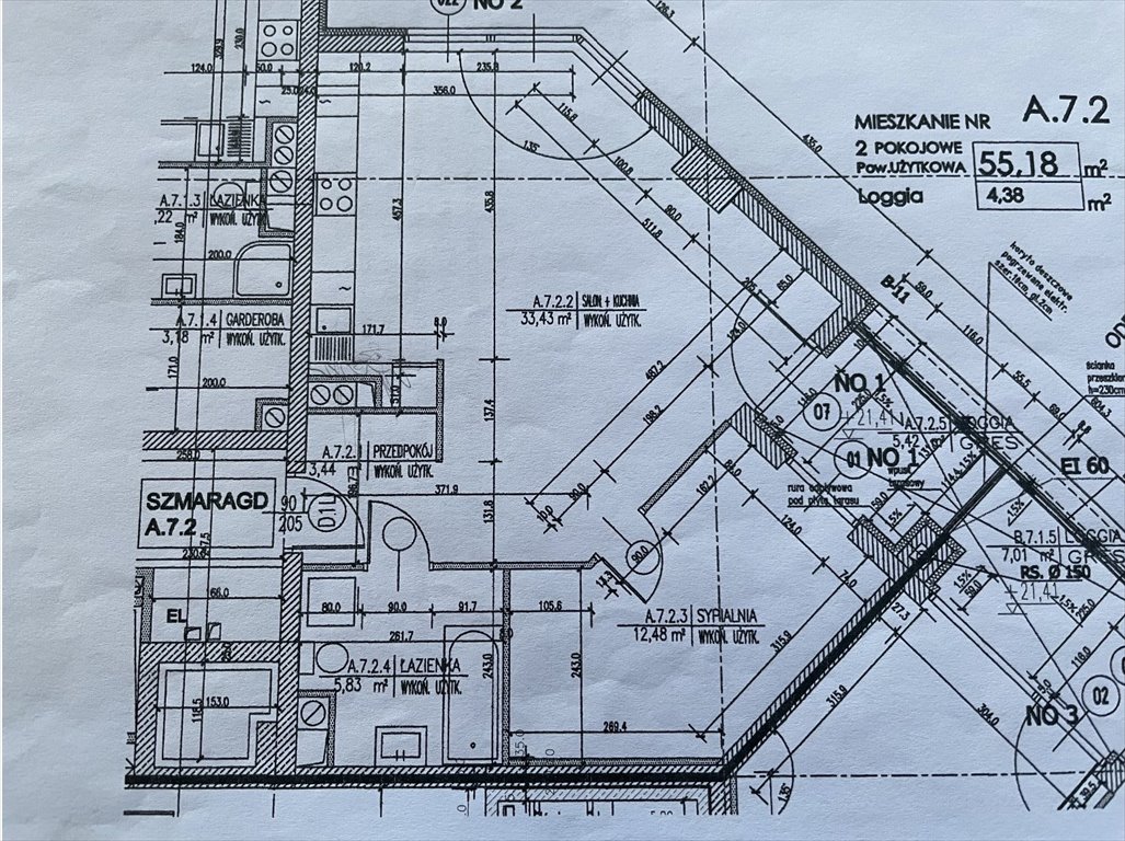 Mieszkanie dwupokojowe na wynajem Warszawa, Bemowo, Powstańców Śląskich 89D  55m2 Foto 9