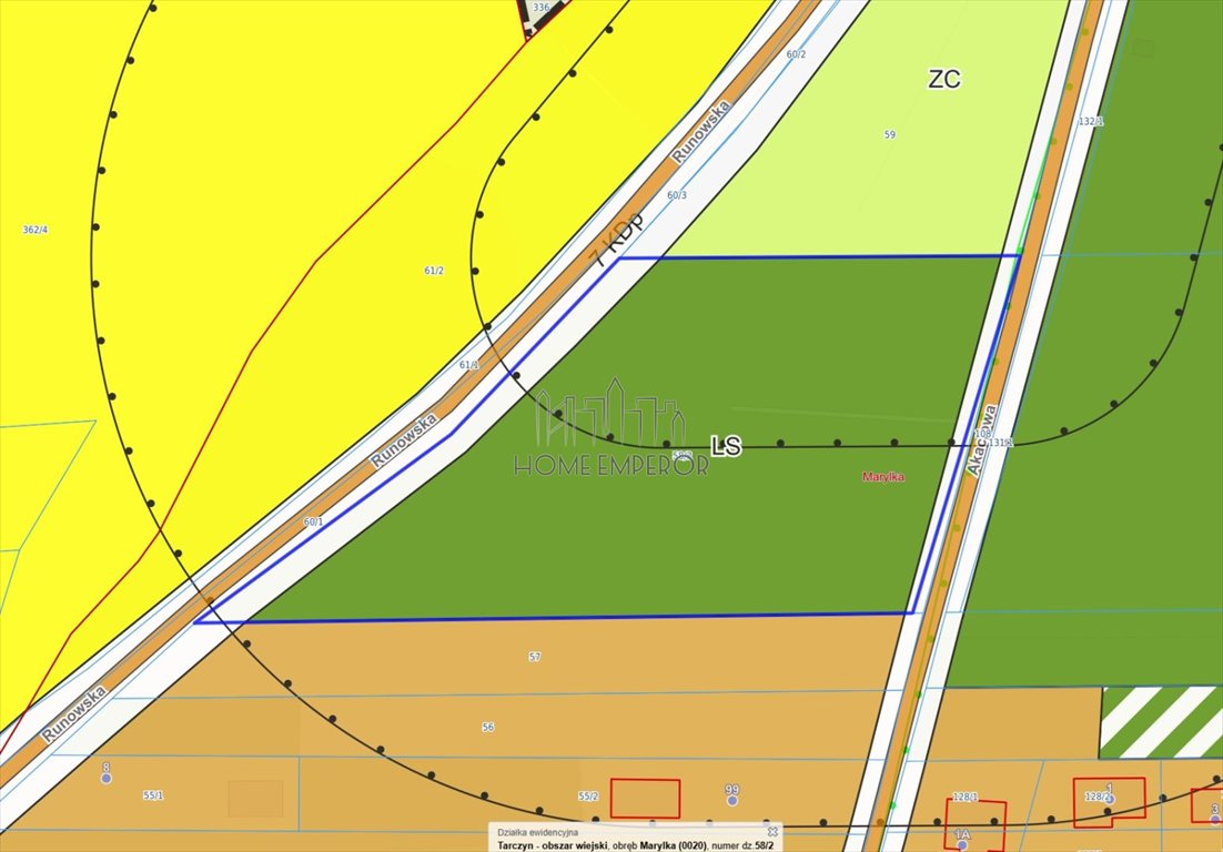 Działka leśna na sprzedaż Marylka, Akacjowa  13 443m2 Foto 1