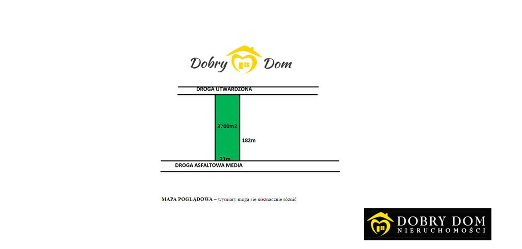 Urokliwa działka siedliskowa 3700 m² z drzewami i lasek Moskiewce  3 700m2 Foto 1