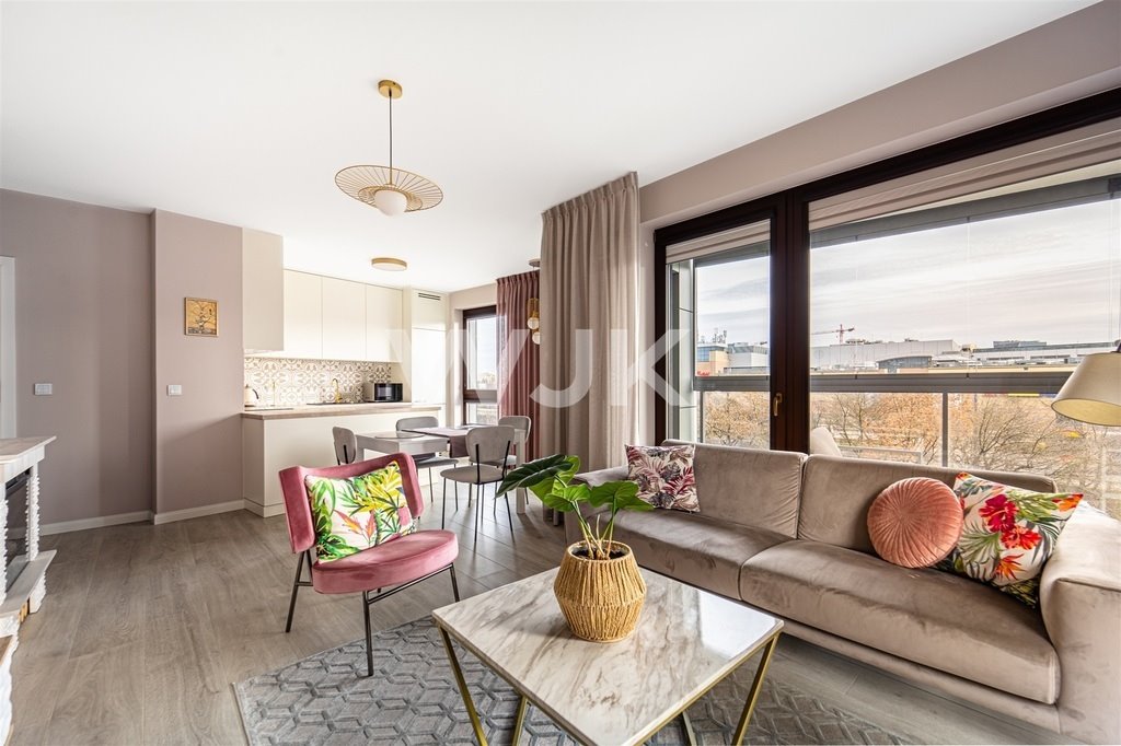 Wysoki standard, balkon, miejsce w garażu, blisko Arkadii Warszawa, Śródmieście, Kłopot  67m2 Foto 1