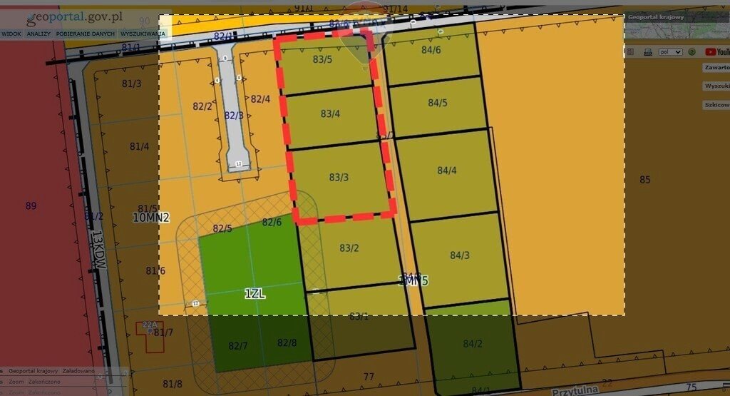 Działki budowlane w Powązkach, 5026 m2, udział w drodze Powązki, Przytulna  5 026m2 Foto 1