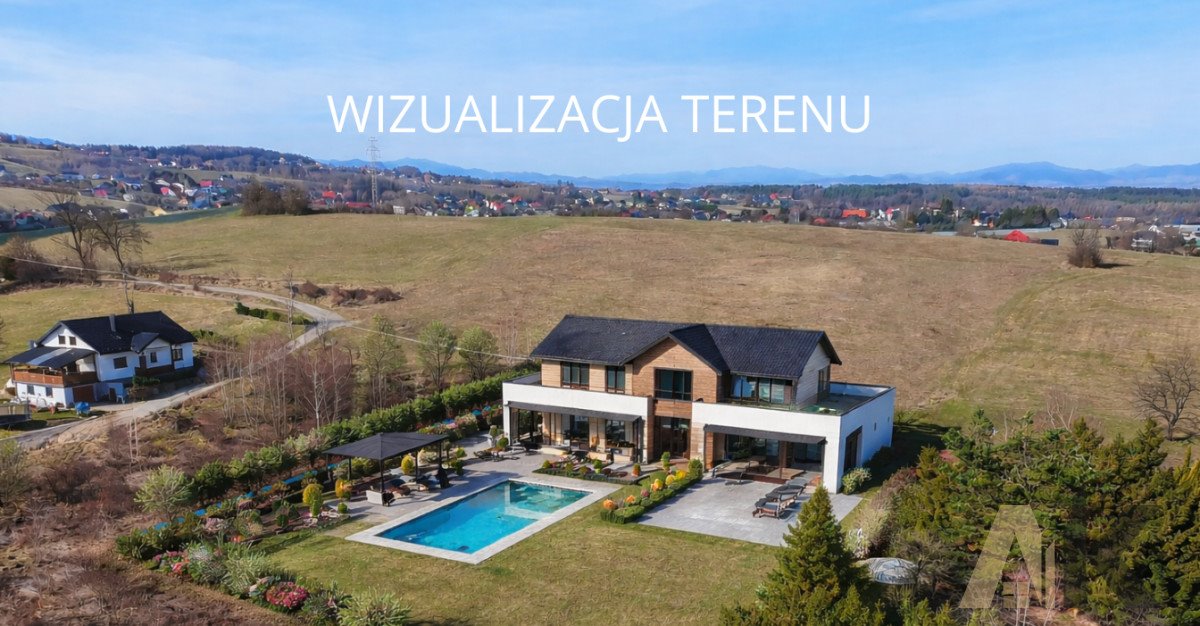 Działka pod dom willowy w prestiżowej lokalizacji Nowego Sącza Nowy Sącz, Bystrzycka  1 456m2 Foto 1