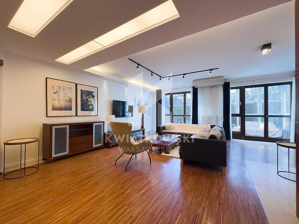 Luksusowy apartament 151 m² z ogródkiem, garażem i pełnym wyposażeniem Warszawa, Wilanów, Stanisława Kostki Potockiego  150m2 Foto 1