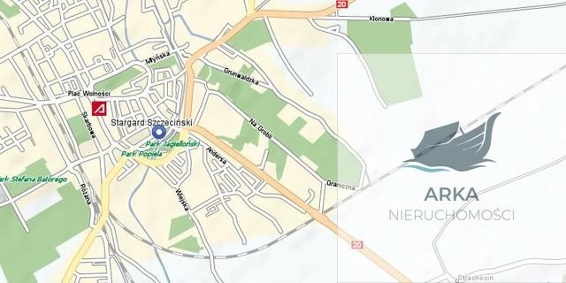 Działka pod obiekty usługowe przy drodze krajowej nr 10 Stargard  9 735m2 Foto 1