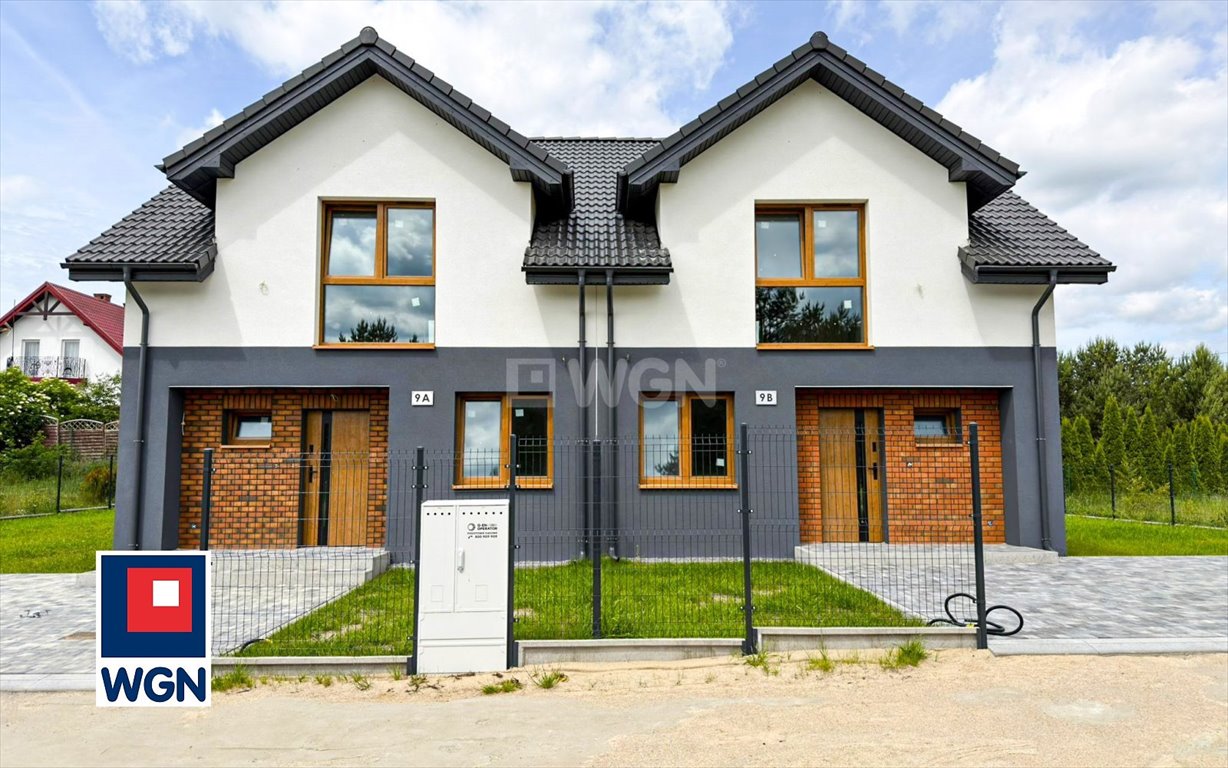 Nowoczesny bliźniak 2025, 5 pokoi, 104 m2, gotowy do wykończenia Leśniewo, Szmaragdowa  104m2 Foto 1