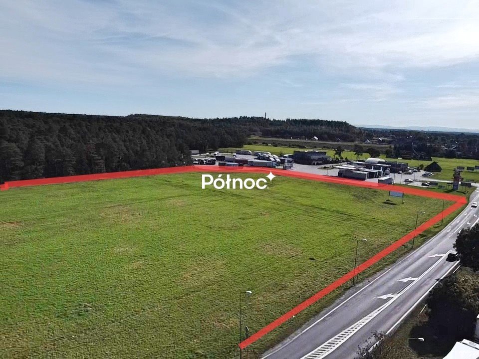 Działka inwestycyjna 2,78 ha przy drodze wojewódzkiej - media w drodze Łąka  27 800m2 Foto 1