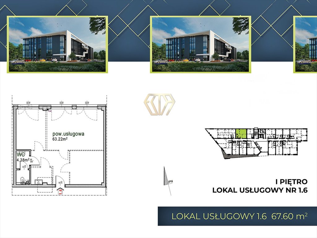 Lokal użytkowy na sprzedaż Częstochowa, Parkitka, gen. Leopolda Okulickiego  68m2 Foto 12