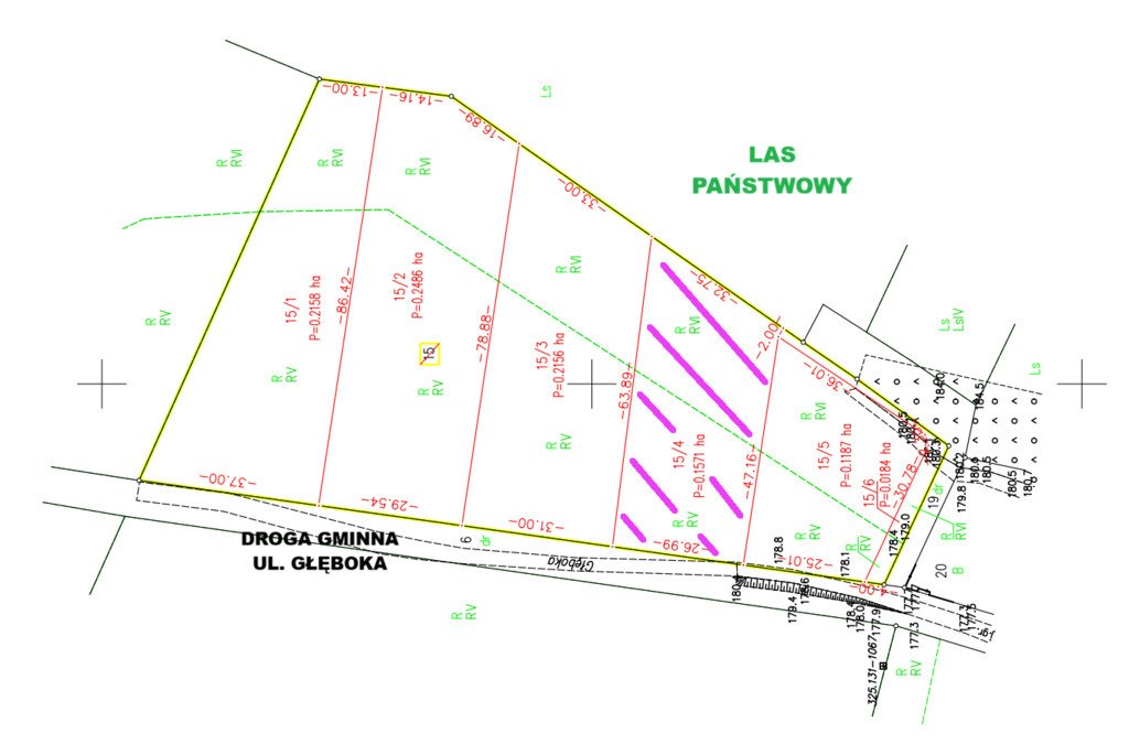 Polecam działkę pod zabudowę z mediami i usługami 1571 m² Klonowo Dolne, Głęboka  1 571m2 Foto 1