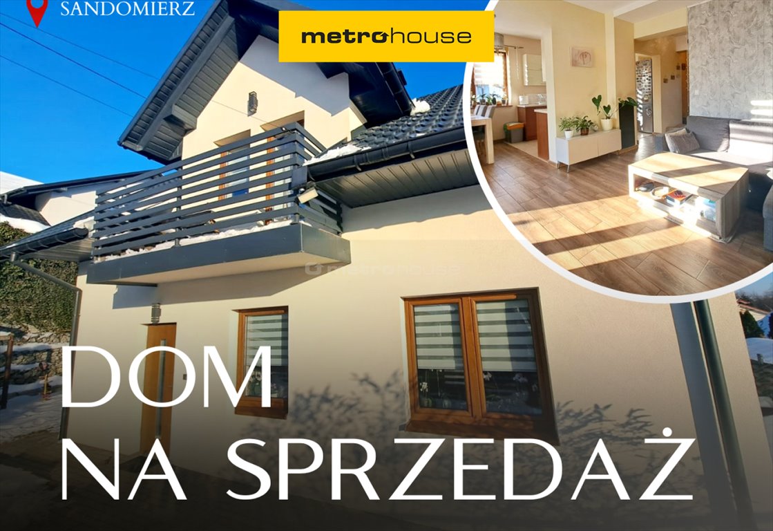 Dwukondygnacyjny dom z 4 sypialniami, garażem i ogrzewaniem gazowym Sandomierz, Gołębicka  111m2 Foto 1