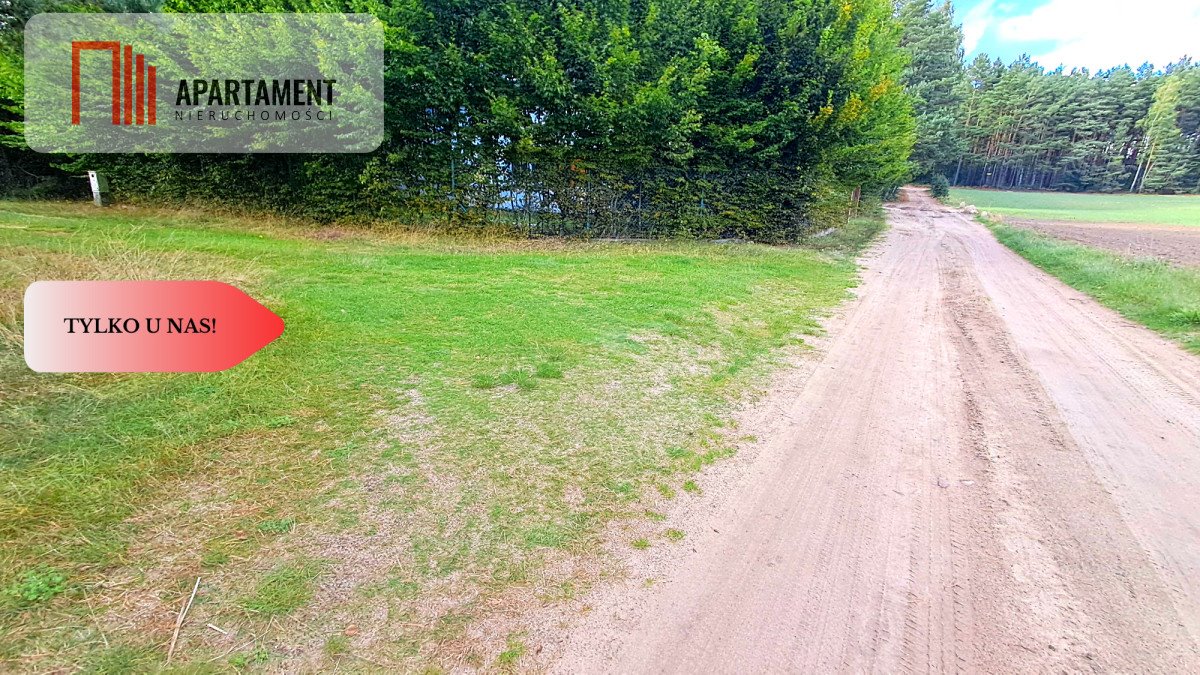 Na sprzedaż działka rekreacyjna 1097 m² z lasem i jeziorami Cekcyn  1 097m2 Foto 1