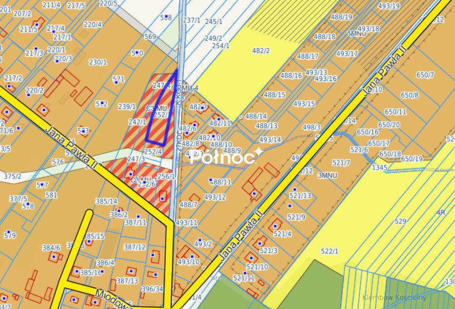 Działka 1589 m² pod inwestycję w Sitkach, blisko Warszawy Sitki, Jana Pawła II  1 589m2 Foto 1