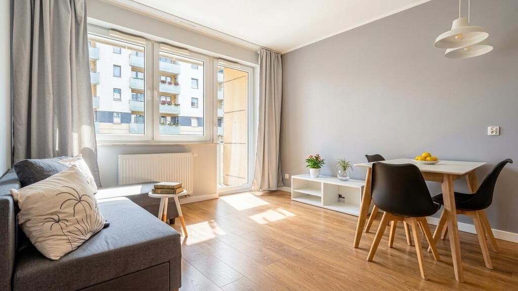 Komfortowe 2-pokojowe mieszkanie z balkonem i widokiem na patio Wrocław, Stare Miasto, Tęczowa  34m2 Foto 1