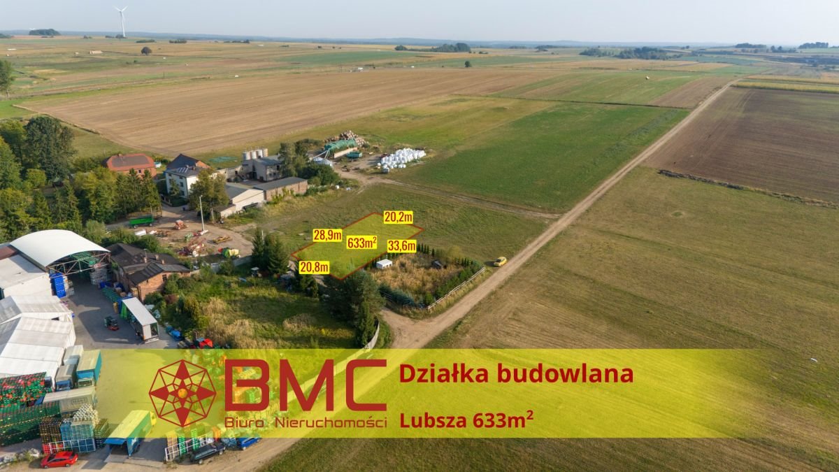 Działka budowlana na sprzedaż Lubsza, Młynek  633m2 Foto 1