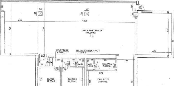 Lokal użytkowy na sprzedaż Szczecin, Śródmieście, Wyzwolenia 31  208m2 Foto 3